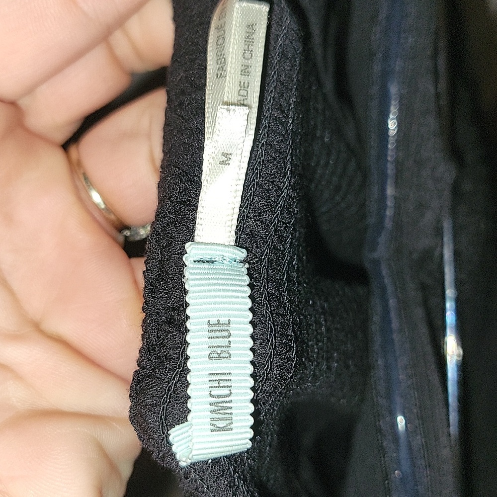 KimChi Blue Floral Strapless Black Dress SZ M - Picture 5 of 5